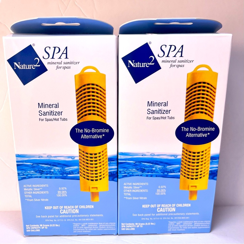 NWT Nature2 Spa Mineral Sanitizer for Hot Tubs/Spas lot of 2